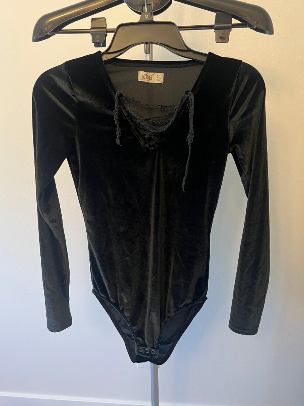 Hollister XS Velvet Bodysuit